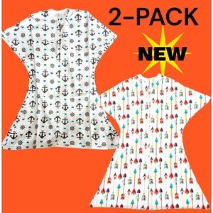 2-PACK Zipadee Zip Sleeping Baby Swaddle Transition‎ XS 3-6 Months NEW